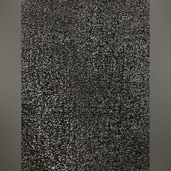 Do and be womens medium biker jacket silver shimmery metallic cropped belted zip - Picture 5 of 14